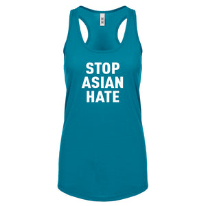 STOP ASIAN HATE Womens Racerback Tank Top