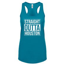 Straight Outta Houston Womens Racerback Tank Top