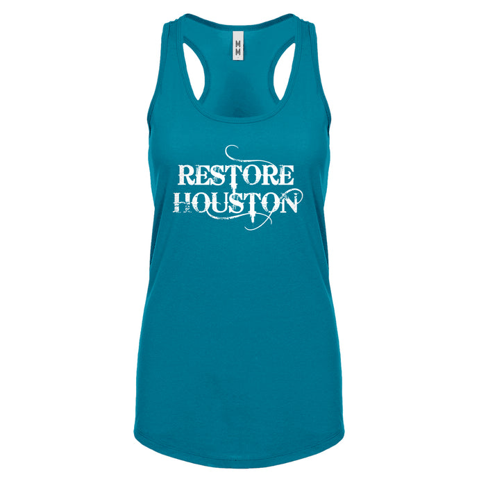 Racerback Restore Houston Womens Tank Top