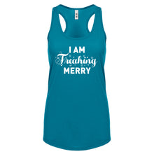 Freaking Merry Womens Racerback Tank Top