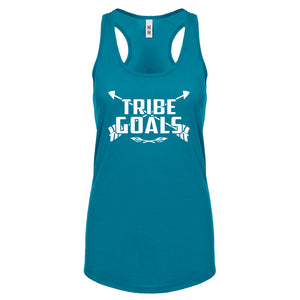 Racerback Tribe Goals Womens Tank Top