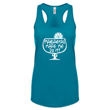 Racerback Margaritas Made Me Do It Womens Tank Top