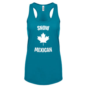 Snow Mexican Womens Racerback Tank Top