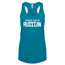 I Fight Like a Russian Womens Racerback Tank Top
