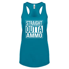 Straight Outta Ammo Womens Racerback Tank Top