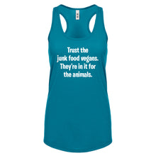 Junk Food Vegans Womens Racerback Tank Top