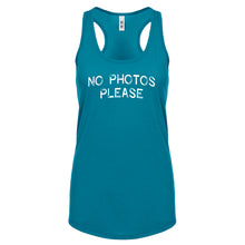 No Photos Please Womens Racerback Tank Top