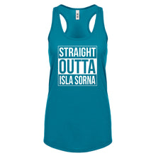 Racerback Straight Outta Isla Sorna Womens Tank Top