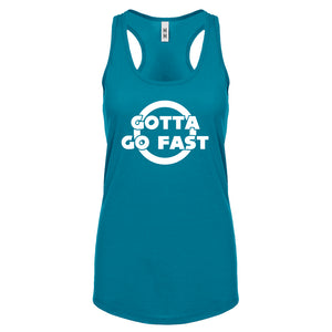 Gotta Go Fast Womens Racerback Tank Top