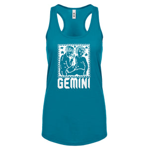 Racerback Gemini Zodiac Astrology Womens Tank Top