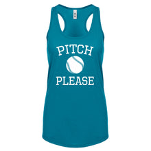 Racerback Pitch Please Womens Tank Top