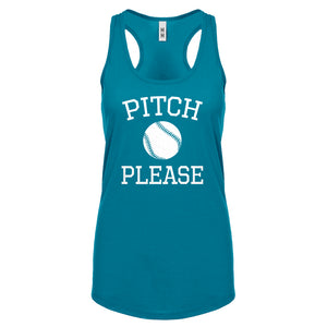 Racerback Pitch Please Womens Tank Top