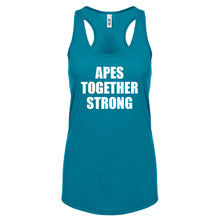 APES TOGETHER STRONG Womens Racerback Tank Top