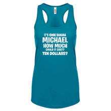 Its ONE BANANA Michael Womens Racerback Tank Top