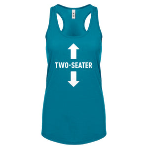 Two Seater Womens Racerback Tank Top