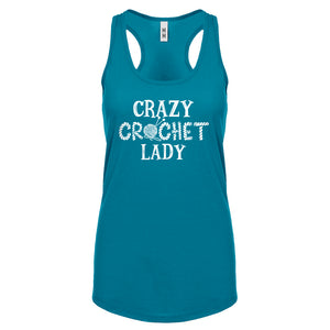 Racerback Crazy Crochet Lady Womens Tank Top