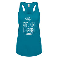 Racerback Get in Loser Womens Tank Top