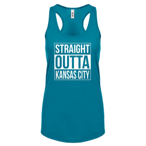 Straight Outta Kansas City Womens Racerback Tank Top
