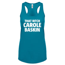 That Bitch Carole Baskin Womens Racerback Tank Top