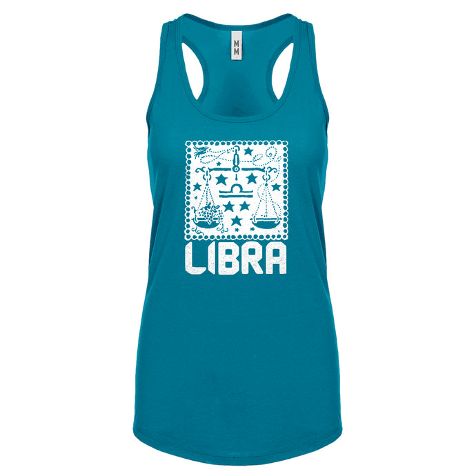 Racerback Libra Zodiac Astrology Womens Tank Top