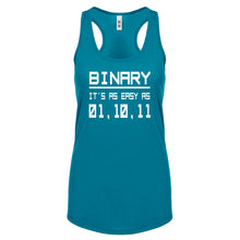 Racerback Binary Womens Tank Top