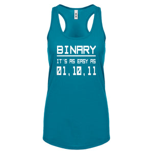 Racerback Binary Womens Tank Top