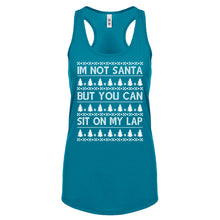 Racerback Im Not Santa Womens Tank Top
