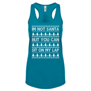 Racerback Im Not Santa Womens Tank Top