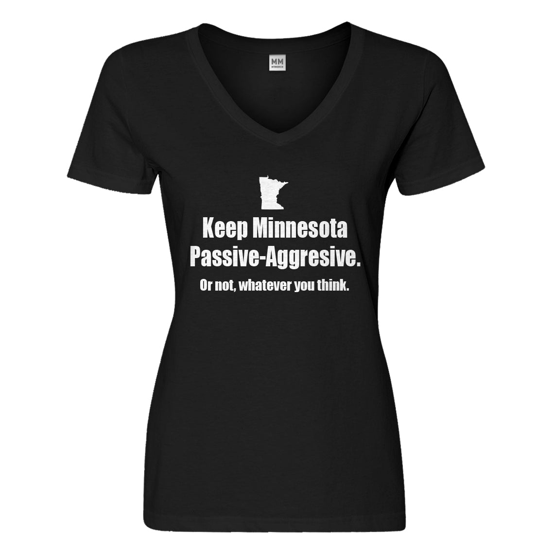 Womens Minnesota Vneck T-shirt