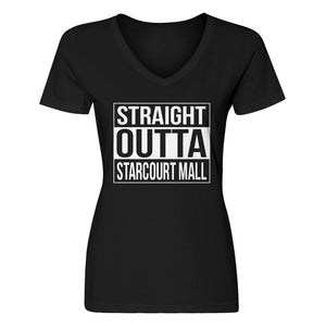 Womens Straight Outta Starcourt Mall V-Neck T-shirt