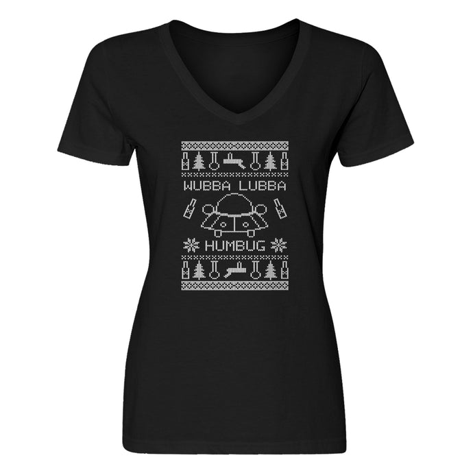 Womens Wubba Lubba Humbug Vneck T-shirt