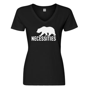 Womens Bear Necessities Vneck T-shirt