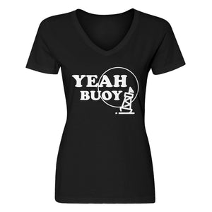 Womens Yeah Buoy! V-Neck T-shirt