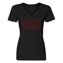 Womens Straya Things V-Neck T-shirt