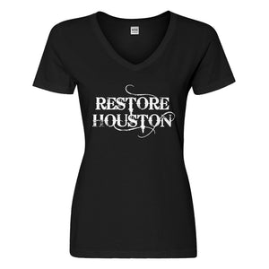 Womens Restore Houston Vneck T-shirt