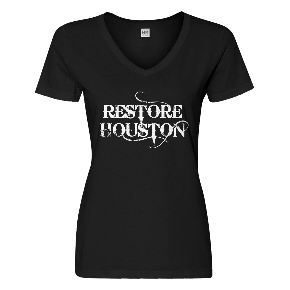 Womens Restore Houston Vneck T-shirt