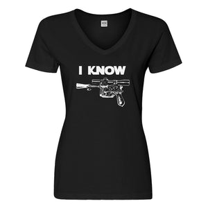 Womens I Know Vneck T-shirt