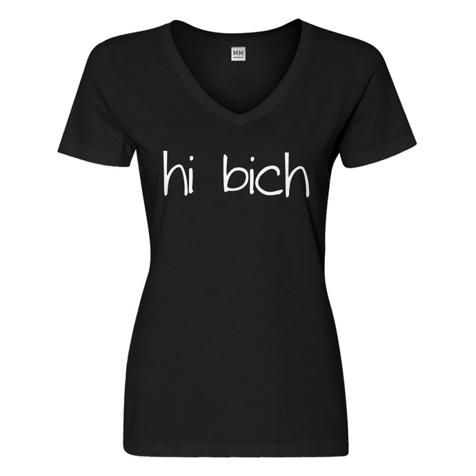 Womens Hi Bich Vneck T-shirt
