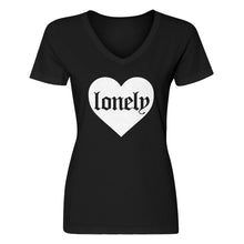 Womens Lonely V-Neck T-shirt