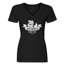 Womens Winterhold Book Club V-Neck T-shirt