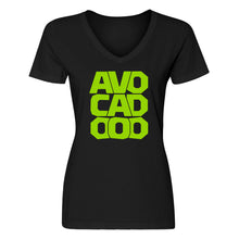 Womens Avocado Vneck T-shirt