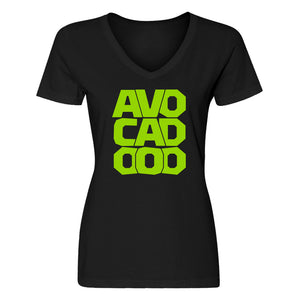 Womens Avocado Vneck T-shirt