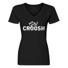Womens Girl Croosh V-Neck T-shirt