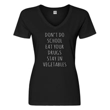 Womens Eat Your Drugs Vneck T-shirt