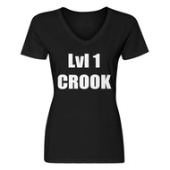 Womens Lvl 1 Crook V-Neck T-shirt