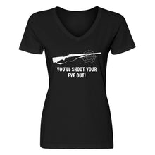 Womens You'll Shoot Your Eye Out V-Neck T-shirt
