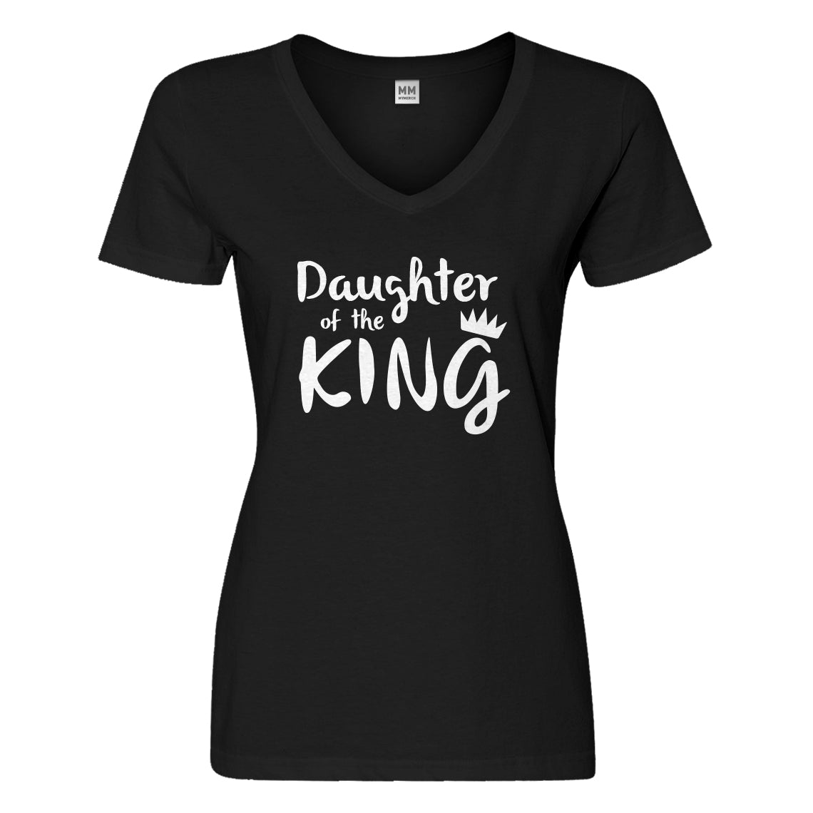 Womens Daughter of the King Vneck T-shirt