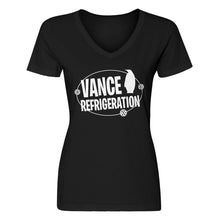 Womens Vance Refrigeration V-Neck T-shirt