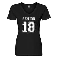 Womens Seniors 2018 Vneck T-shirt