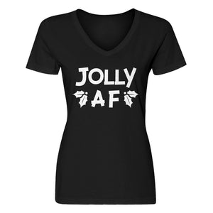 Womens Jolly AF V-Neck T-shirt